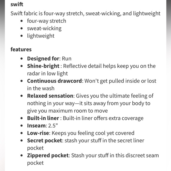 NWT Lululemon Hotty Hot Low-Rise Lined Short 2.5" Glaze Pink Size 6 - Picture 8 of 8